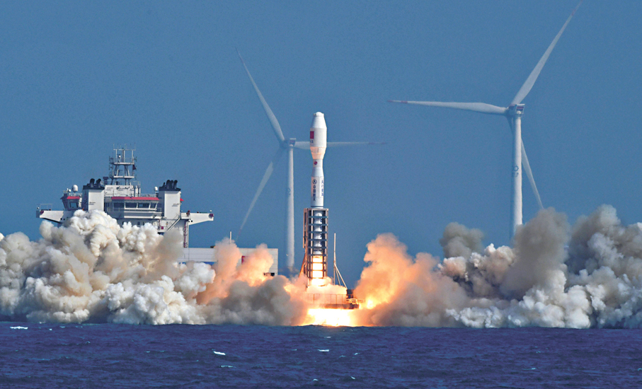 各地衛星發射中心各具特點，廣東陽江以海上發射為核心特色。