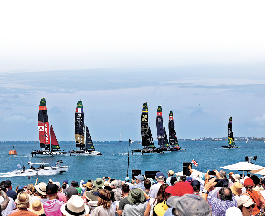 ●SailGP賽事首度落戶香港，將在啟德郵輪碼頭展開極速對決。 公關圖片