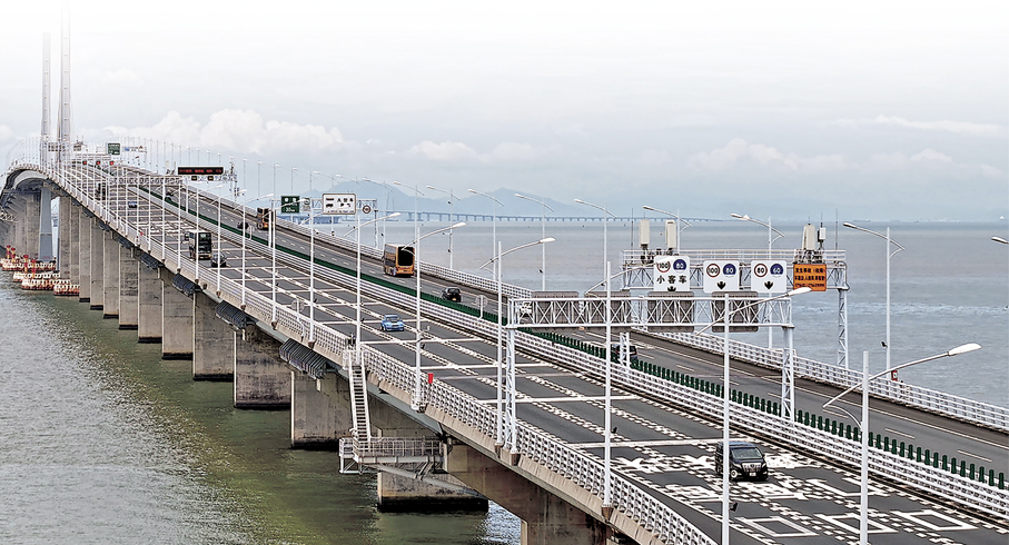 ●港珠澳大橋。香港文匯報廣東傳真