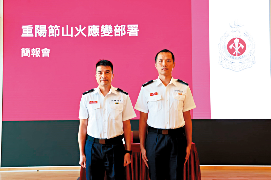 ●左起：馮志強、王德輝。 香港文匯報記者劉友光  攝