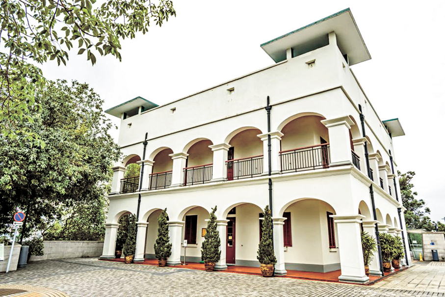 ●前身是舊屏山警署的屏山鄧族文物館暨文物徑訪客中心建於1900年，屬二級歷史建築。甯漢豪網誌圖片