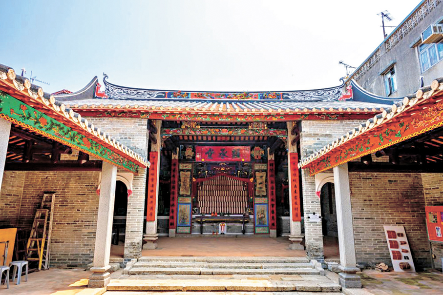 ●應龍廖公家塾，又稱顯承堂，建於清朝道光十八年（1838年），屬一級歷史建築。甯漢豪網誌圖片
