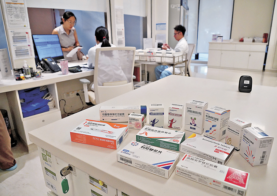 ●內地創新藥物發展迅速，價格較具優勢。   香港文匯報記者曾興偉 攝