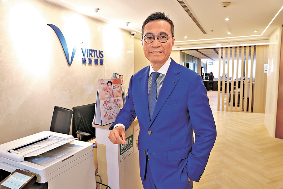 ●陸志聰認為，香港醫療的競爭力要在專業水平、誠信、風險管理等建立更清晰的服務價值。 香港文匯報記者萬霜靈  攝