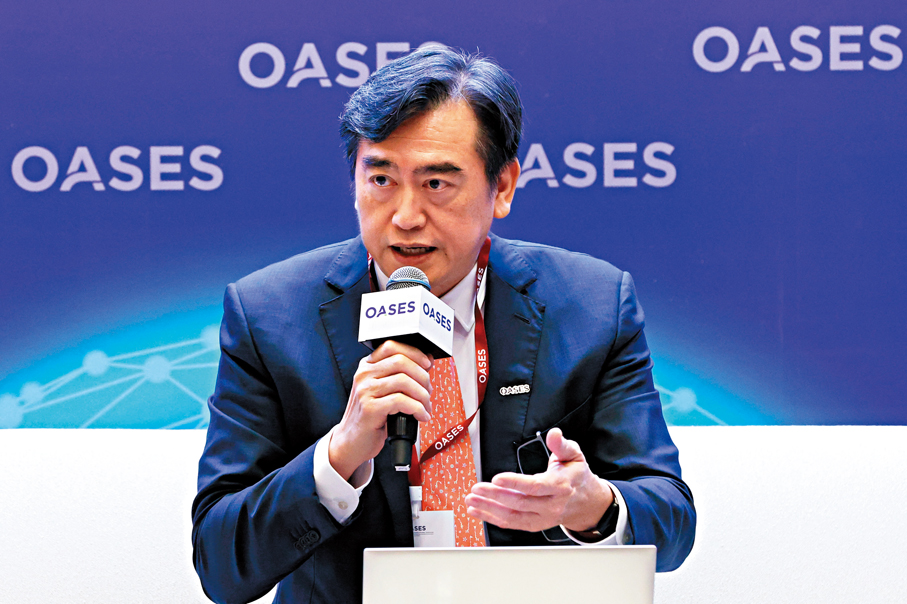 ●Solana Company CEO 朱俊偉。香港文匯報記者萬霜靈  攝