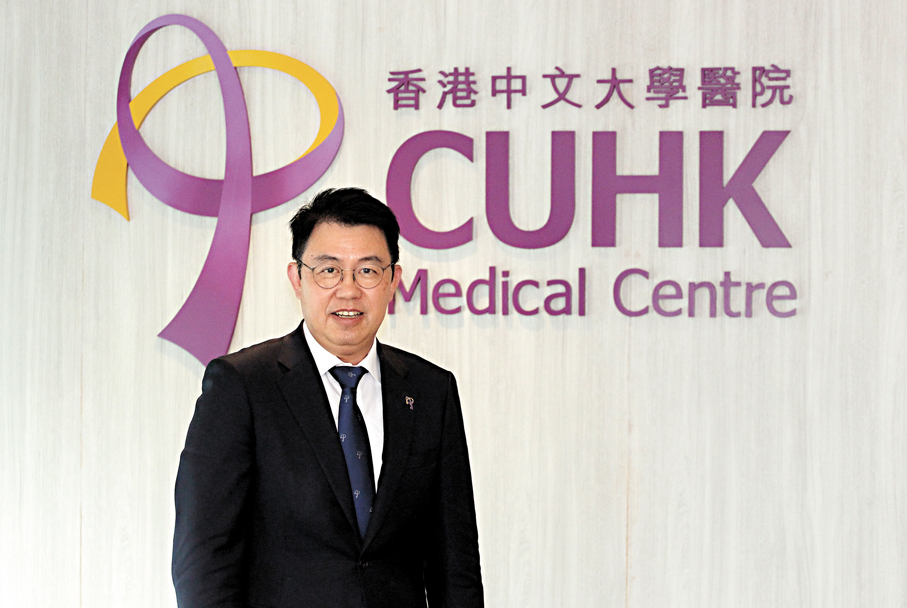●中大醫院行政總裁鍾健禮。資料圖片