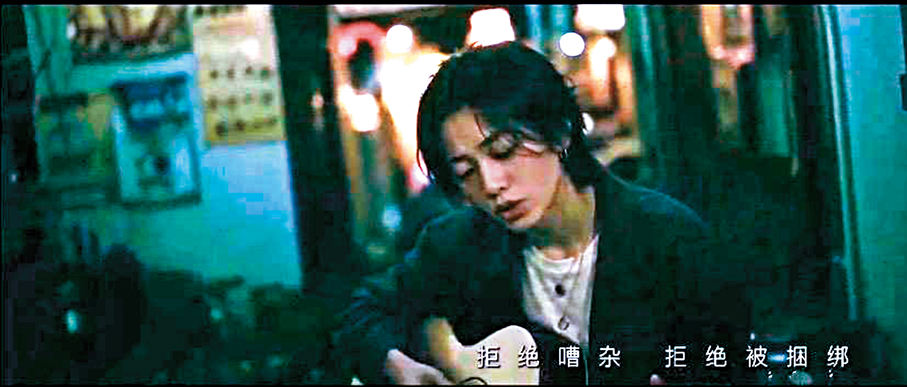●「梓煊」的首支單曲《任性》以AI MV形式推出。受訪者供圖