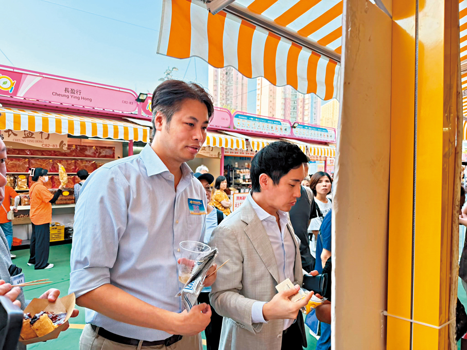 ●何俊賢認為不少商戶也順應大眾的生活習慣迭代產品。 香港文匯報記者黃子龍 攝