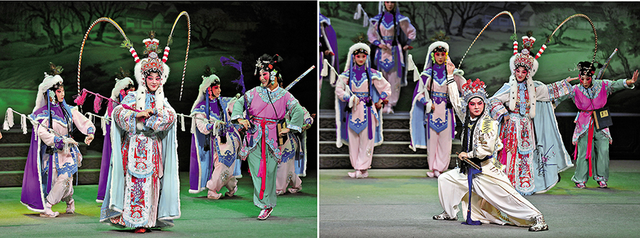 ●《鐵木高娃》是著名劇作家魏明倫先生的遺作，圖為演員現場演出。
