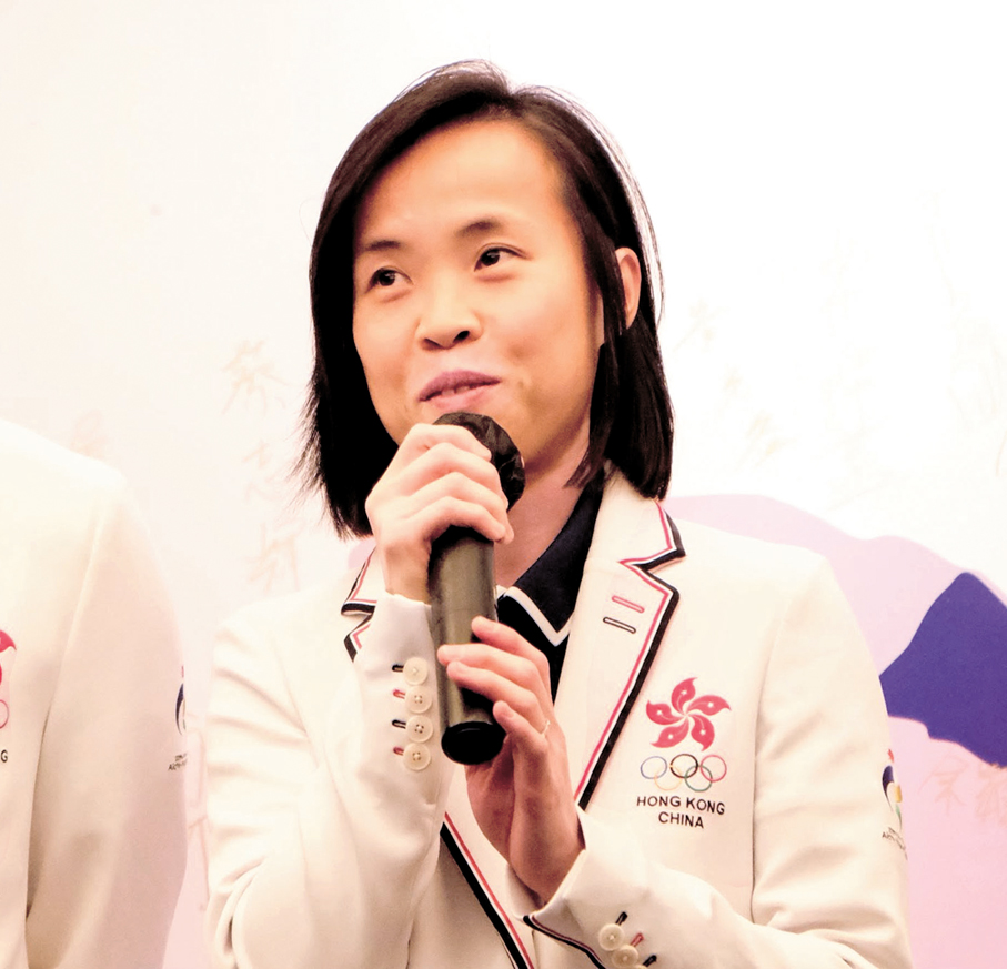 ●曾綺婷透露未來將以家庭為重，同時繼續扶持後輩成長。  香港文匯報記者葉詩敏  攝