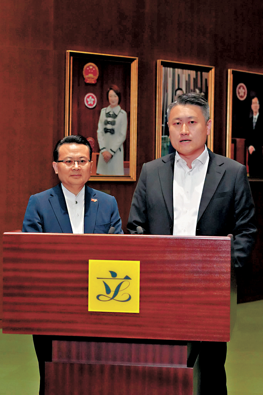 ●陳勇（左）、姚銘（右）。受訪者供圖