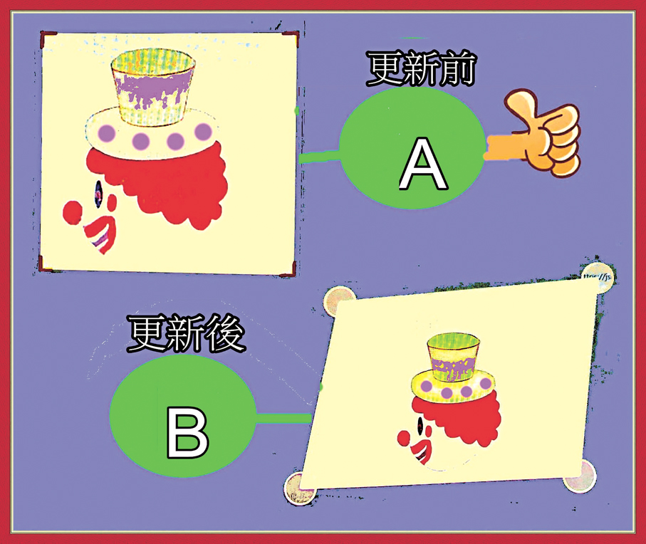 ●舊刪除比更新圓點更準確。作者供圖