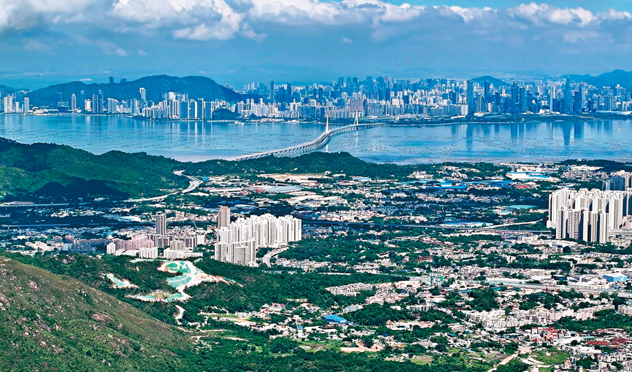 ●黃巧欣表示，企業可在香港找到不同司法管轄區的專業法律支援，以及未來在北部都會區的發展，為行業提供更多發展空間。圖為北部都會區。 資料圖片