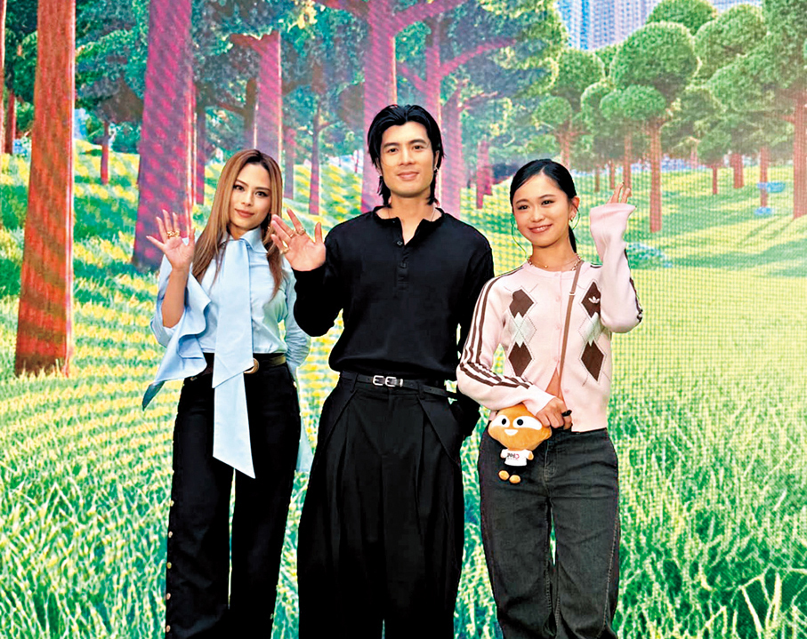 ●（右起）張天穎、周殷廷和李幸倪昨日出席記者會。香港文匯報記者李慶全 攝